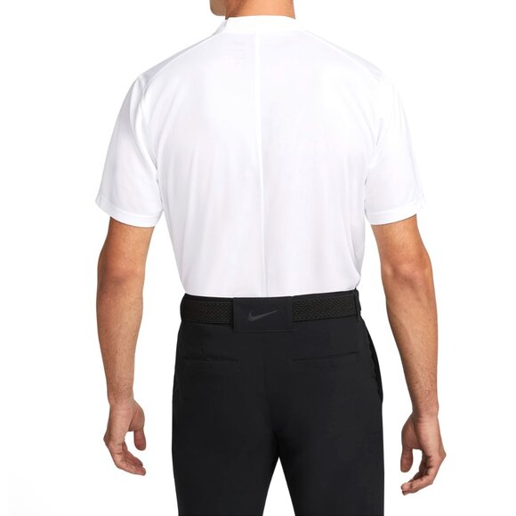 $58 NIKE GOLF DRI-FIT  VICTORY BLADE POLO SHIRT DH0838-100 WHITE/BLACK 2XL - Picture 2 of 5